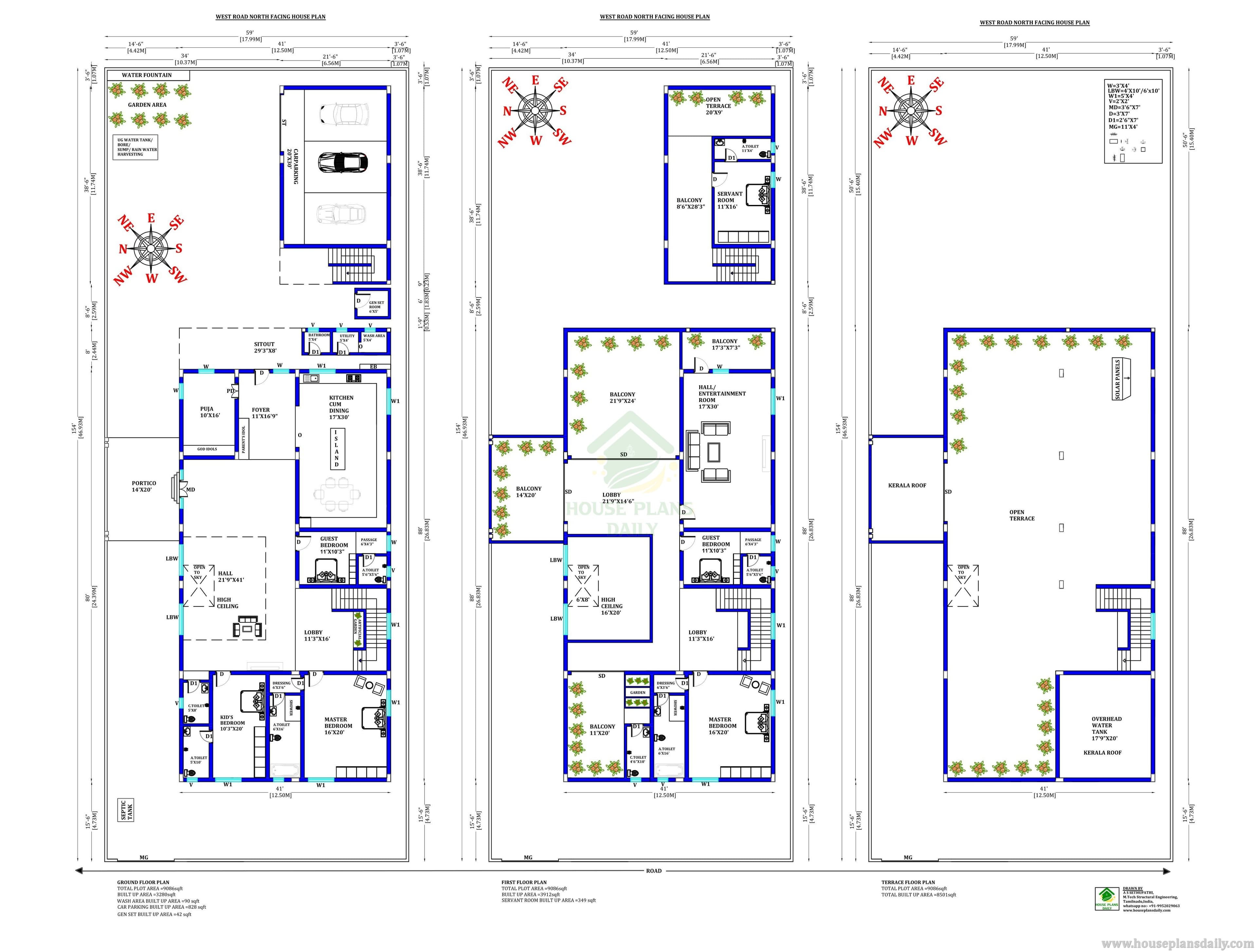 North Facing Floor Plan As Per Vastu