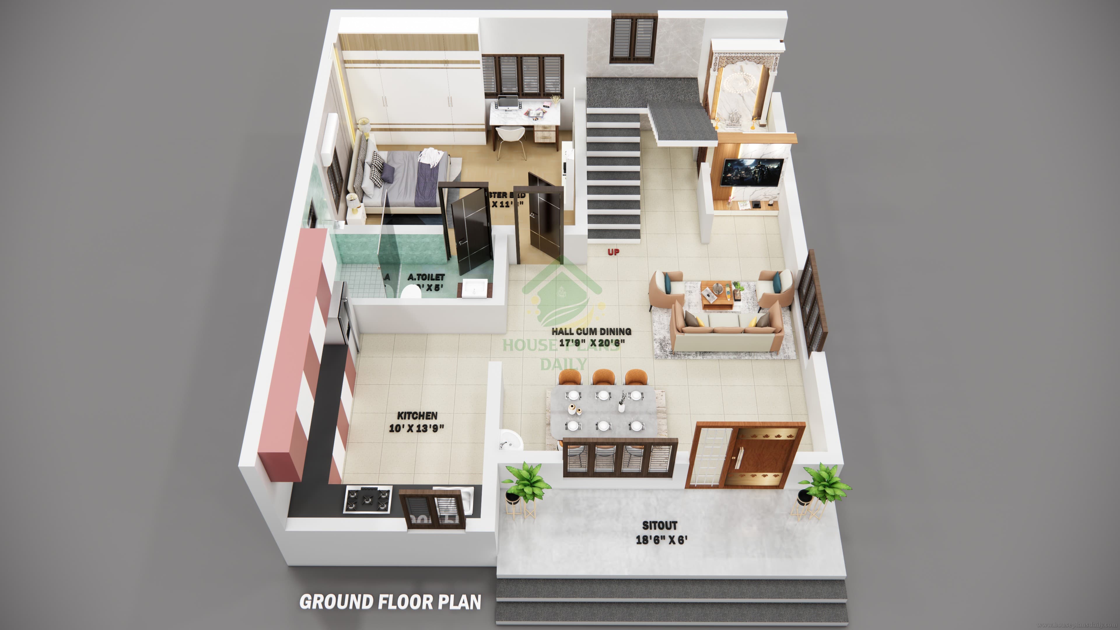 Comprehensive Duplex Architectural and Structural Plans