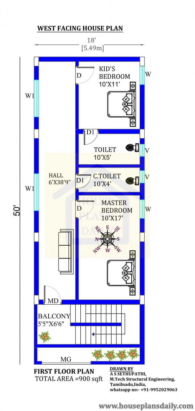 3bhk home plans 