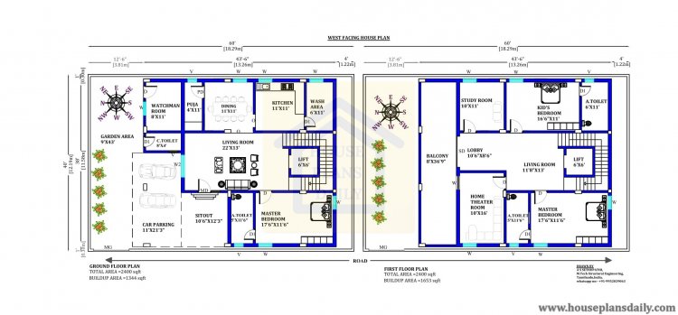    Duplex floor plan