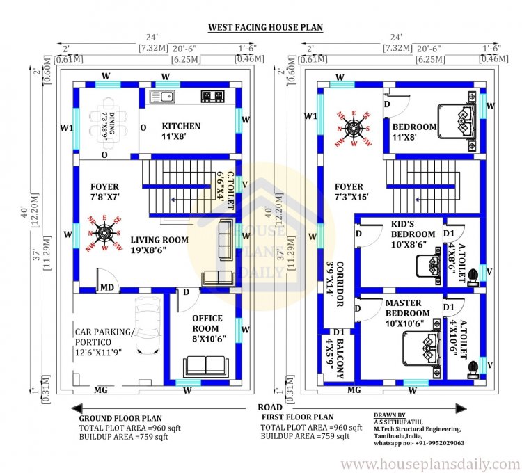 3bhk duplex house