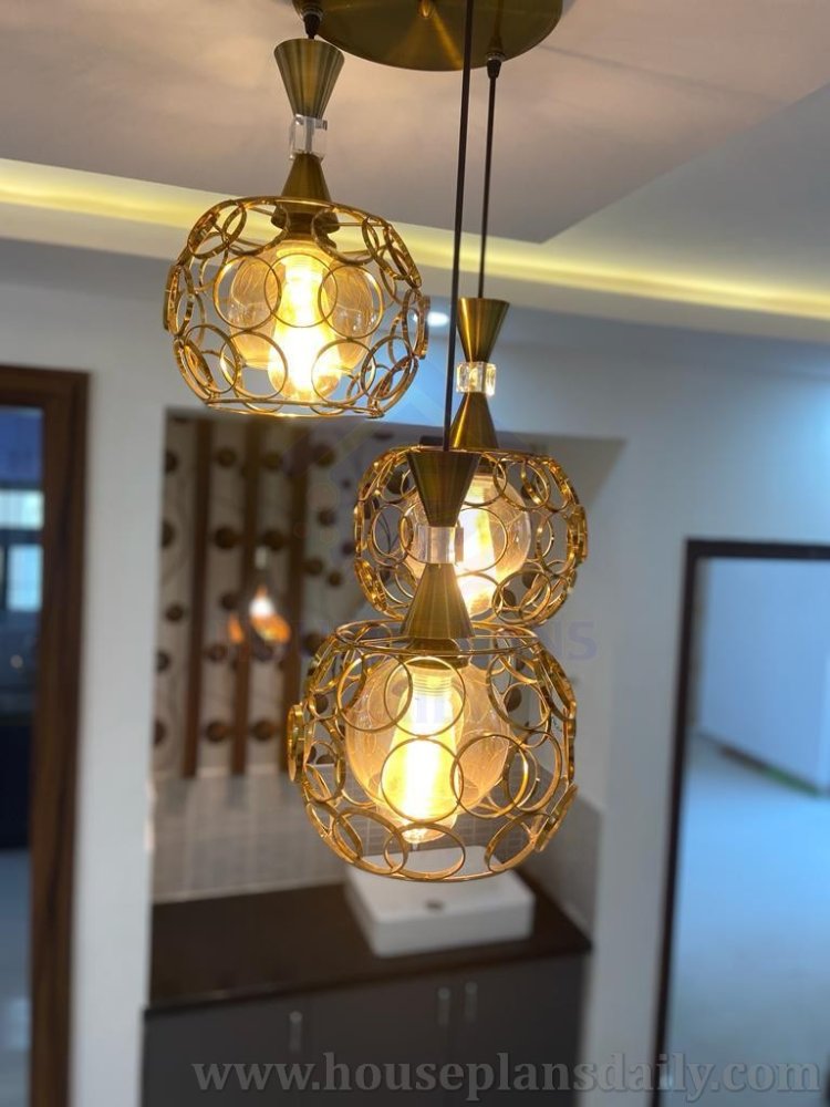 hanging lights living room