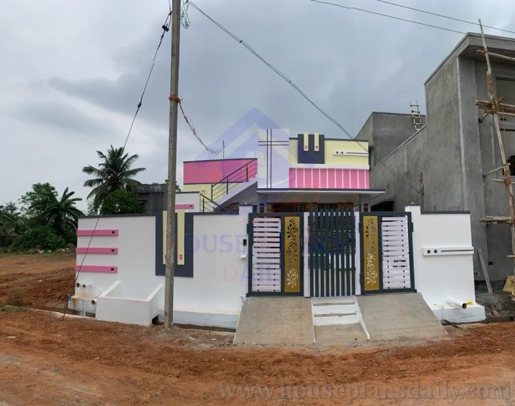 single story elevation