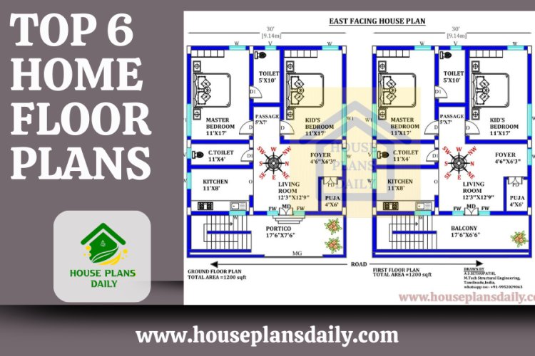 Top 6 Home Floor Plans